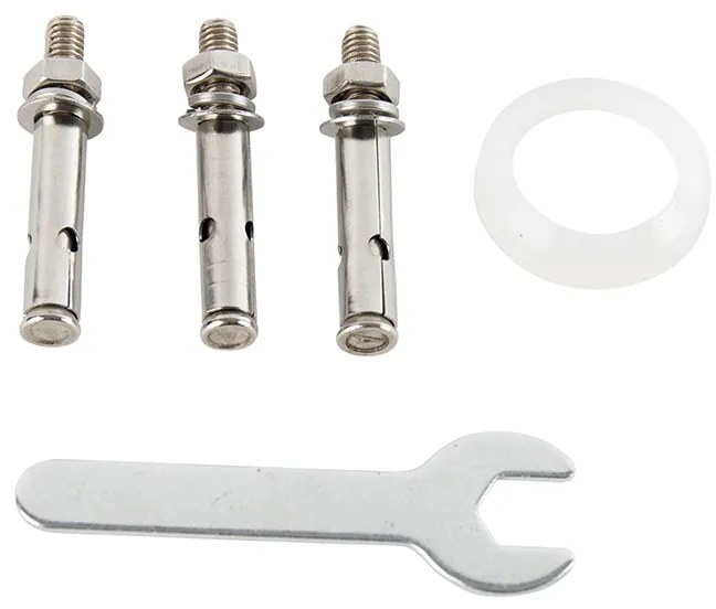 Подова лампа за външна употреба черна 65 см - Mushroom