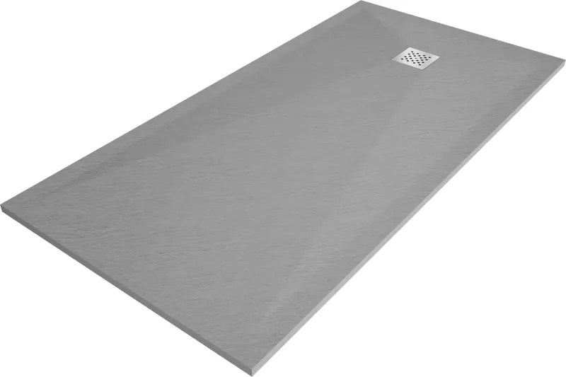 Mexen Stone+ правоъгълно композитно корито 200 x 80 см, сиво-бетон - 44618020