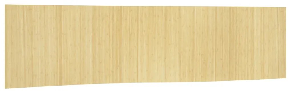 377014 vidaXL Преграда за стая, светъл натурален, ширина 800 см, височина 165 см, бамбук