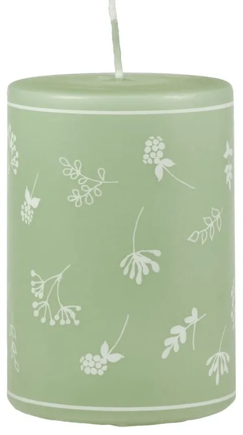 Зелена свещ , време на горене 30 ч. Fleur - Unipar