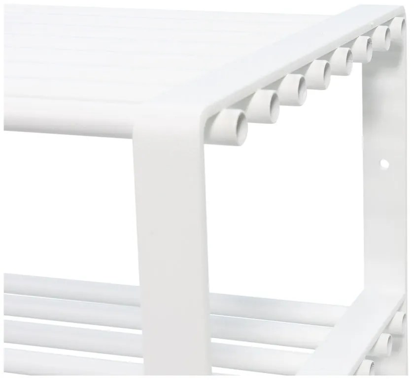 Бяла метална стойка за обувки 70x49x29 cm Rex – Spinder Design