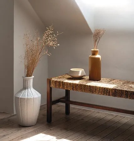 Пейка atmosphera Sidoan, Махагон, Бананови влакна, 102x38 см