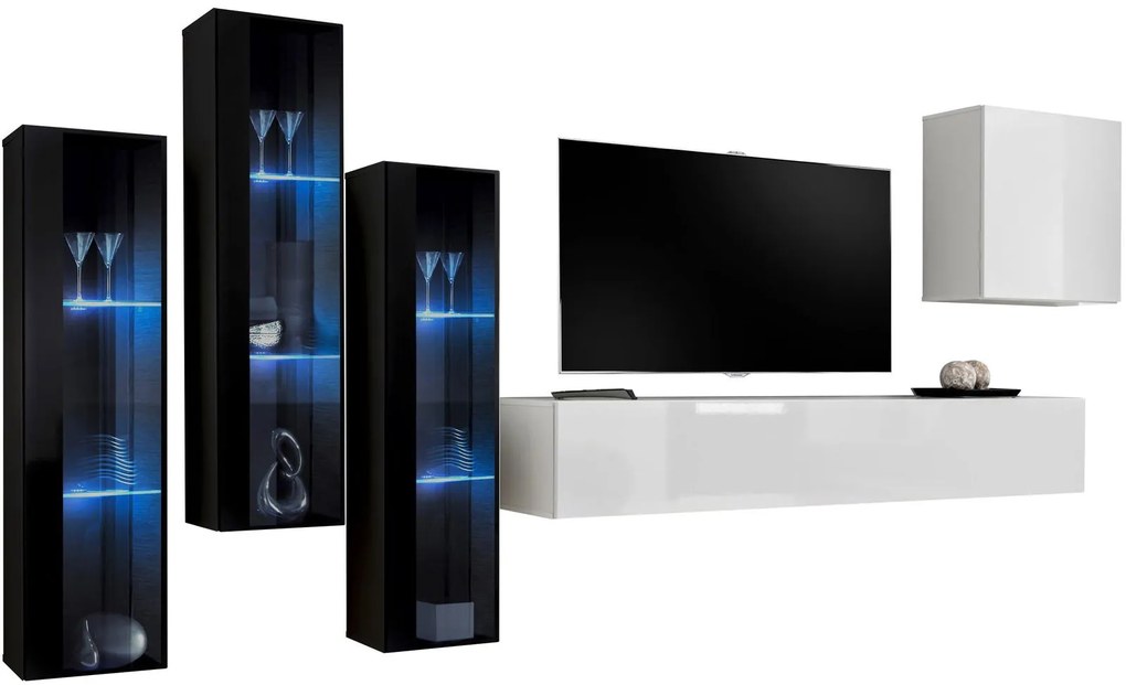 Холна секция Swis XIII-Black - White