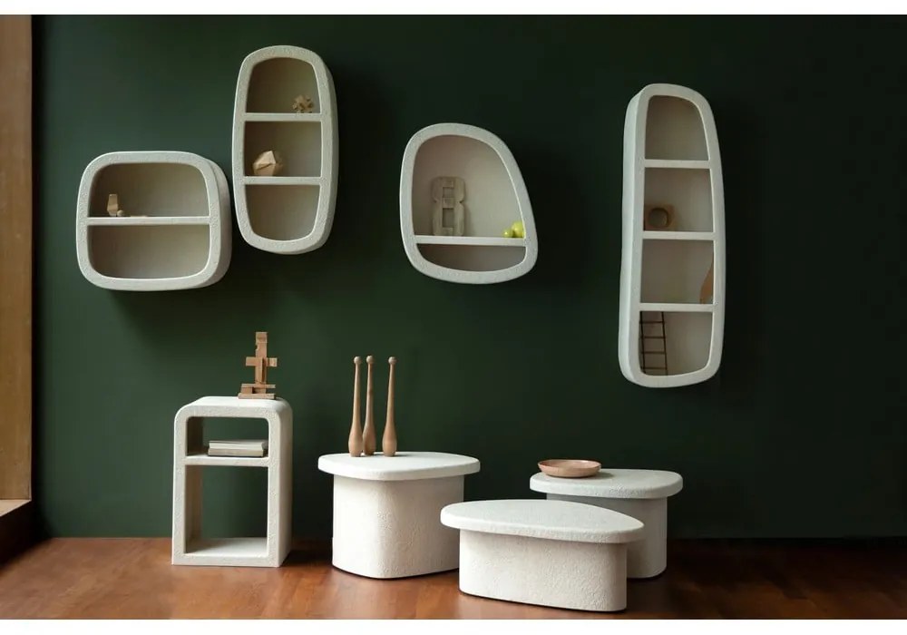 Кремав стенен рафт на няколко нива 23 cm Veda – Dutchbone