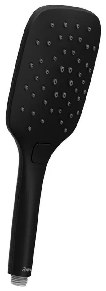 Ravak X07P569 - Черен ръчен душ с бутон