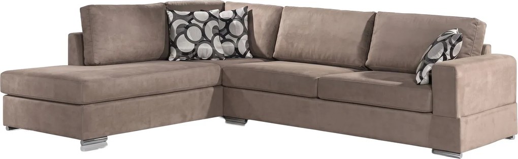 Ъгъл диван Must-Right-275φ 210β-beige