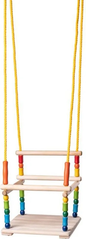 Woody - Дървена люлка с облегалка - Щастливо детство