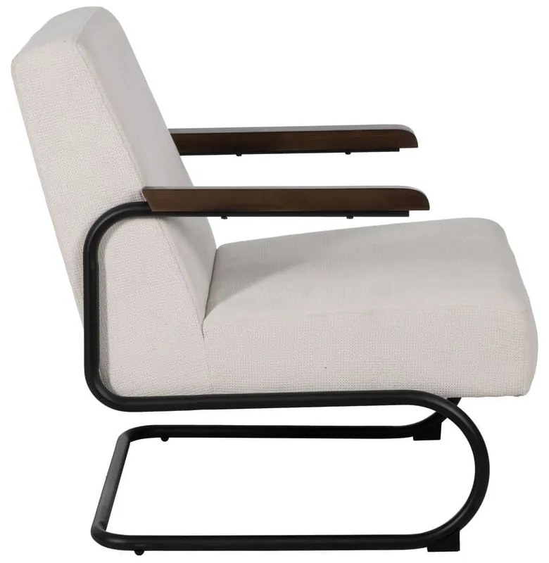 Бежово шенилово кресло Industra – Ixia