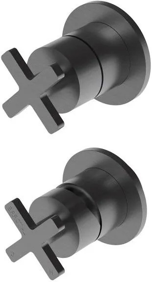 Смесител за вграждане Elle Cross La Torre II-черен-матиран