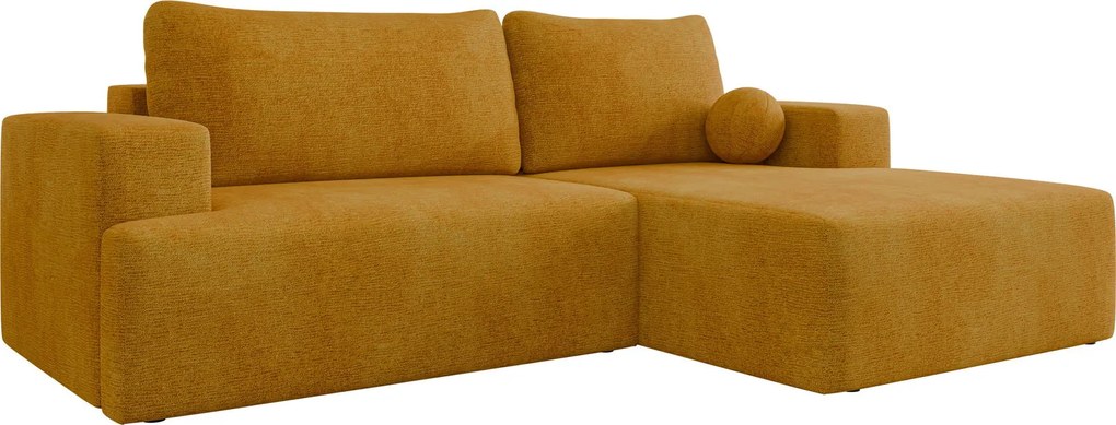 Ъглов Диван Миво-Горчица-Десен