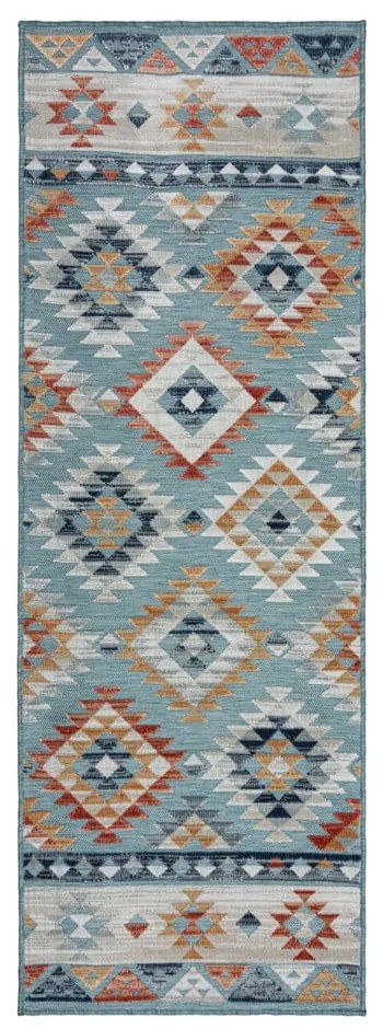 Синя външна пътека 80x230 cm Avery Blue – Flair Rugs