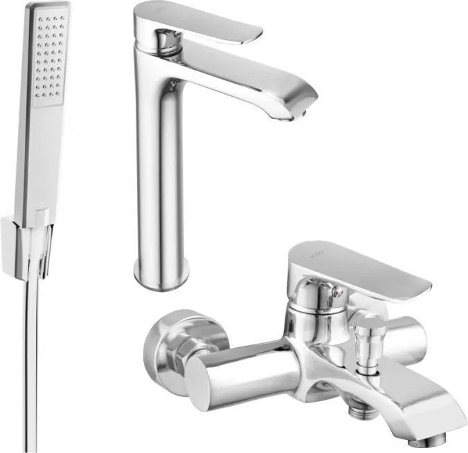 Mexen Pecos R72 комплект за вана, хром - 72713R72-00