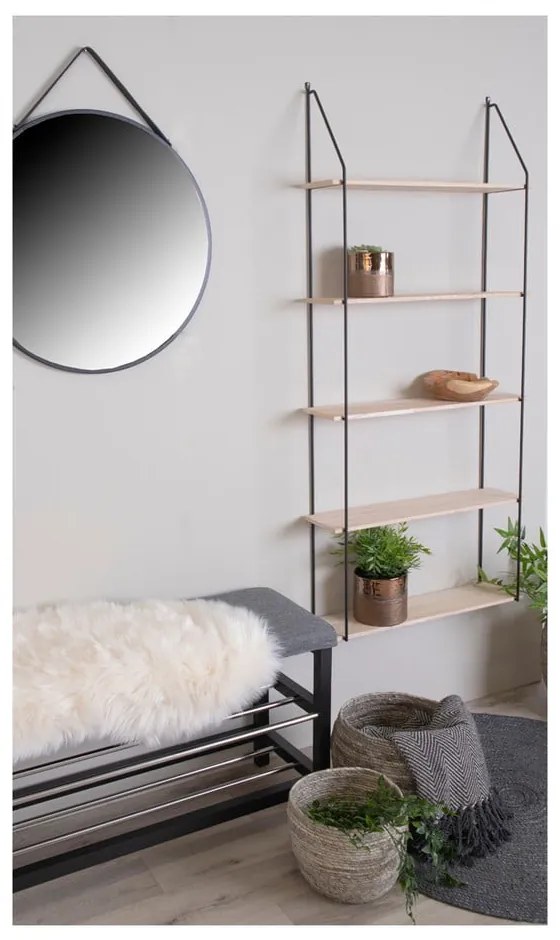 Черен рафт от масивна дървесина Pavlovnia Eindhoven - House Nordic