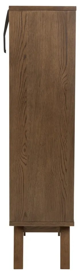 Кафява витрина от дъбов декор 72x145x36 cm A-Line – Actona