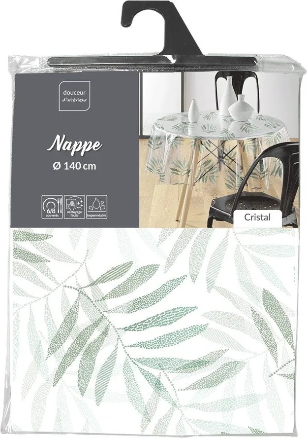 Покривка за маса измиваема ø 140 cm Verdalis – douceur d'intérieur