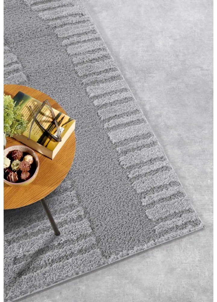 Сив килим 160x235 cm Bartoux Light Grey – Elle Decoration