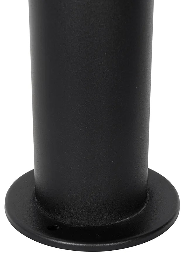 Модерна черна лампа за стълб за външно осветление 80 см IP44 - Rox