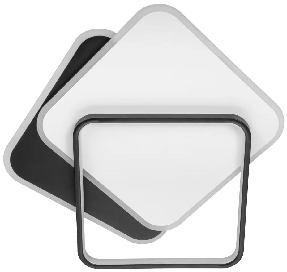 LED Плафониера LED/114W/230V 3000-5000K черен/сив