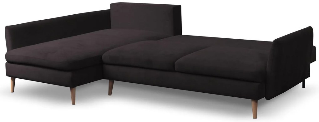 Ъглов диван Camille-Right-Brown