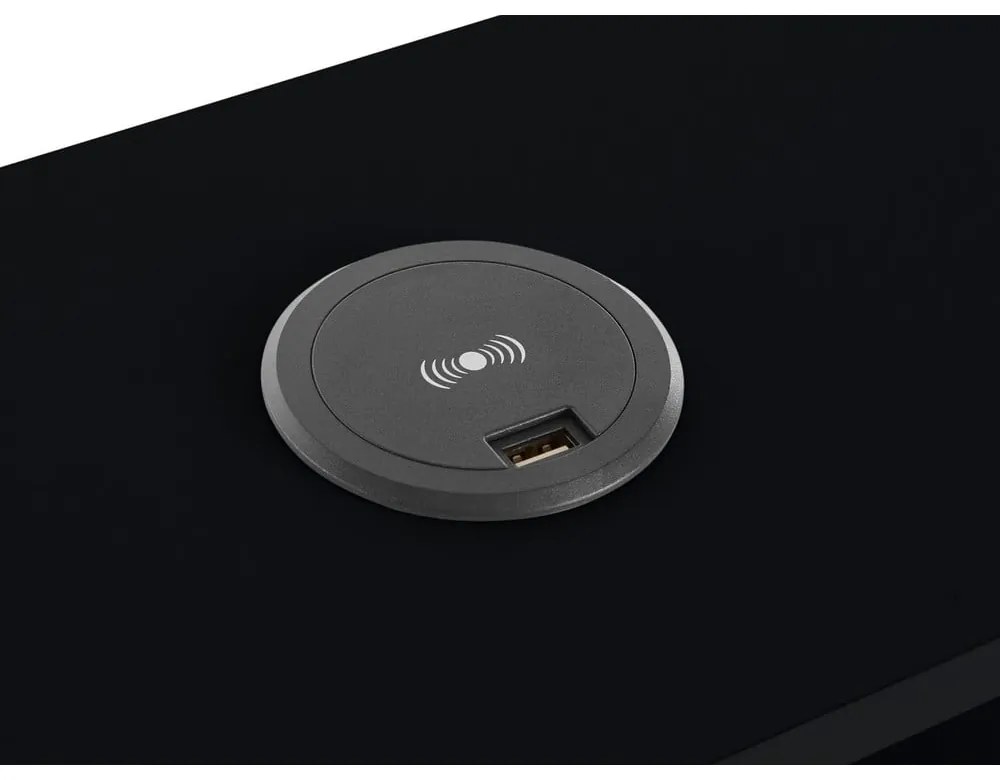 Черна работна маса New Haven - Støraa