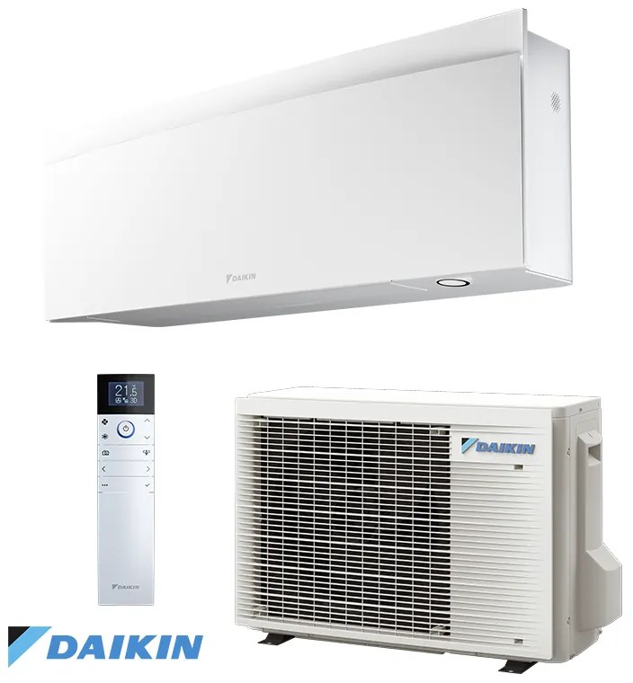 Инверторен климатик Daikin Emura 3 FTXJ25AW + RXJ25A, 9000 BTU, 17 м2, А+++, Wi-Fi, R-32, Бял
