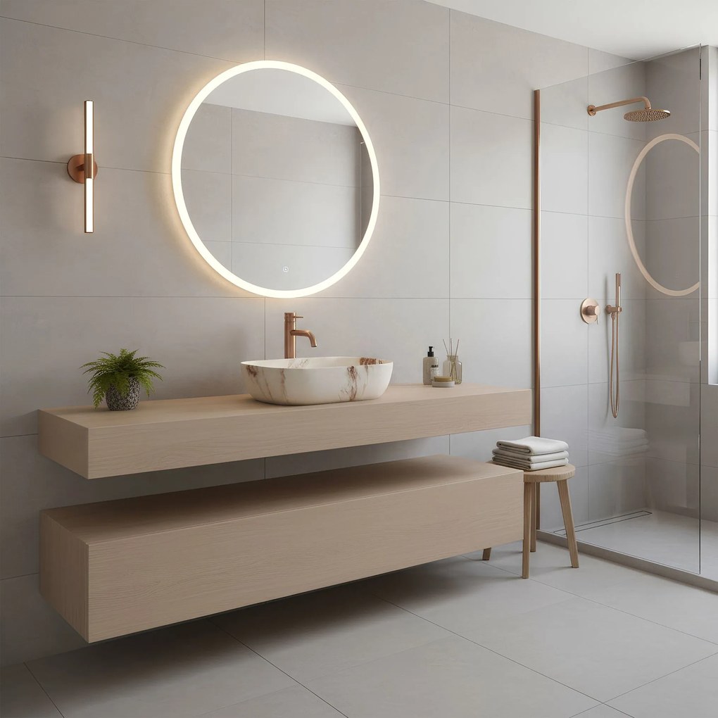 Умивалник за плот Rea Belinda Marrone Matt