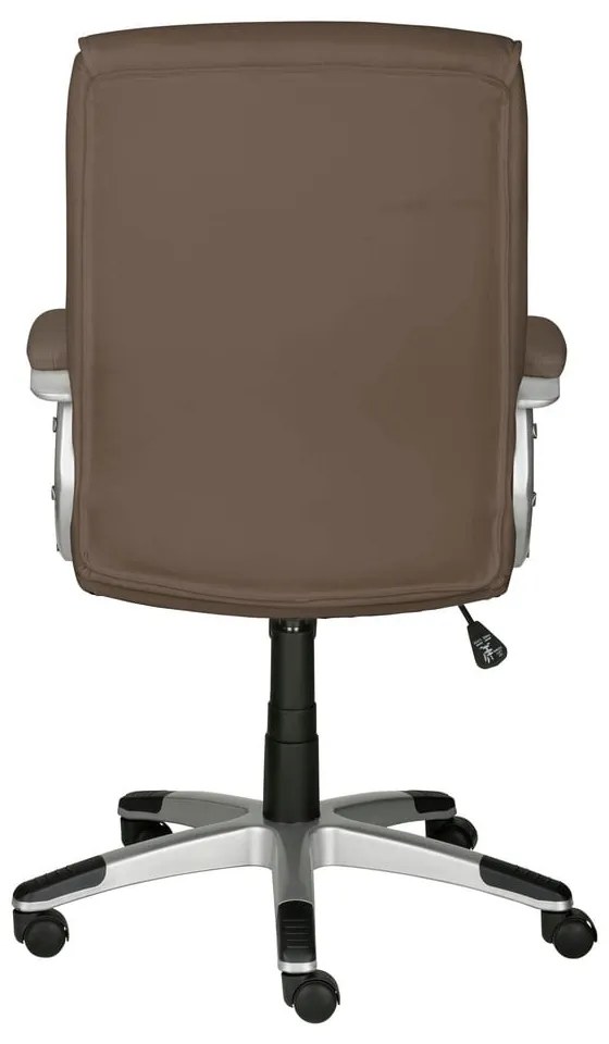 Кафяв офис стол от имитация на кожа Flori – Støraa