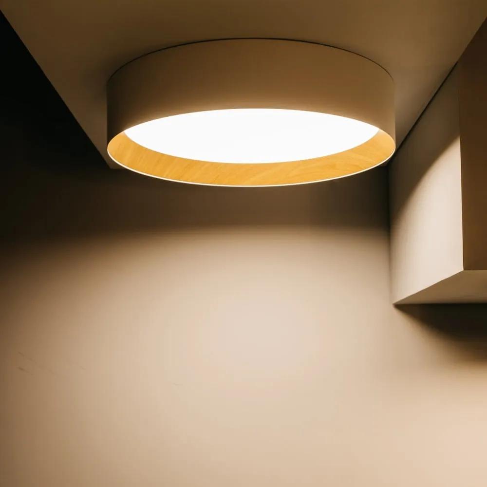 Кремаво LED осветително тяло за таван ø 45 cm - SULION