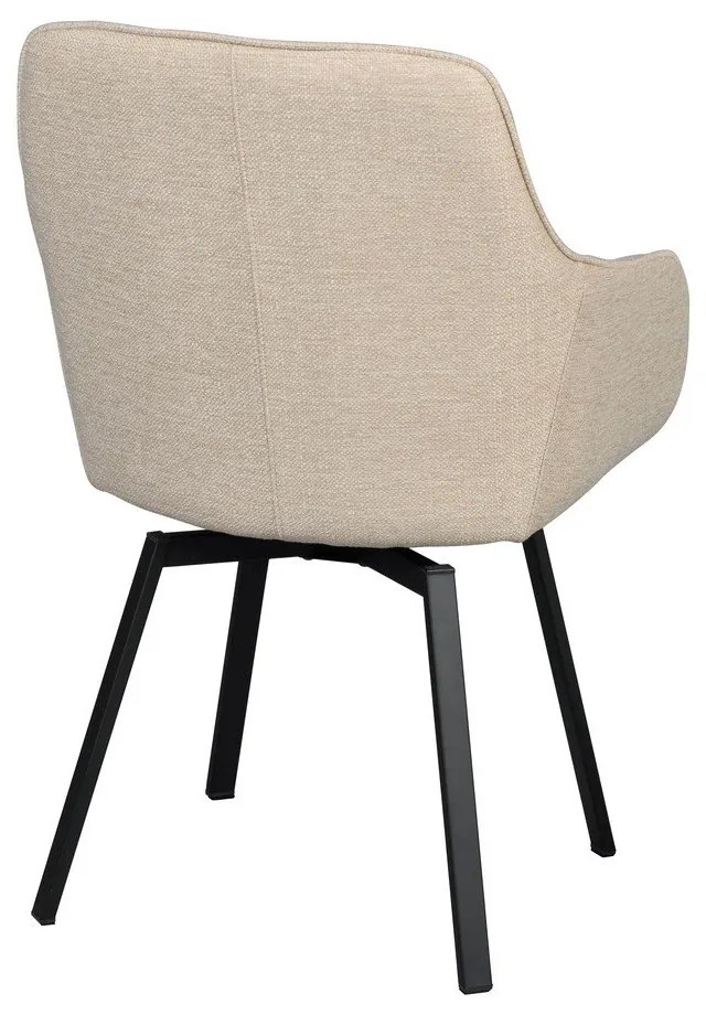 Бежови тапицирани трапезни столове в комплект 2 бр. Alison – Rowico