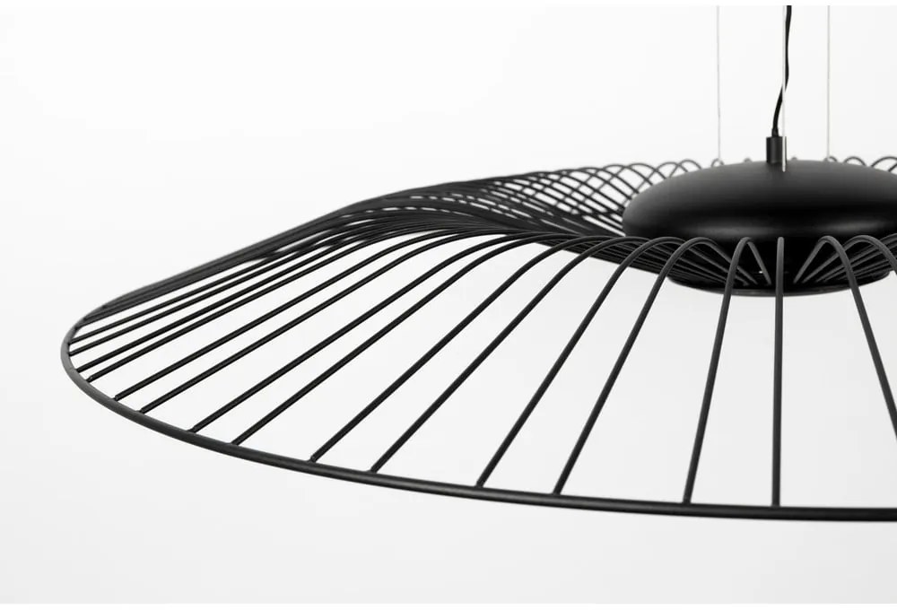 Черно LED осветително тяло с възможност за димиране ø 90 cm Spider - Zuiver