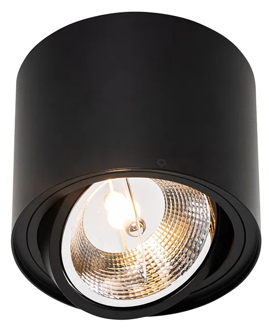 Интелигентен таванен прожектор черен регулируем вкл. Wifi GU10 111mm - Rondoo Up