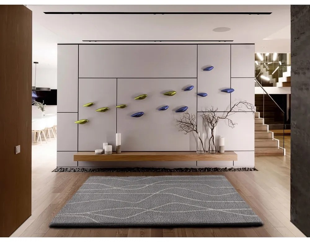 Сив килим 160x230 cm Routa – Universal