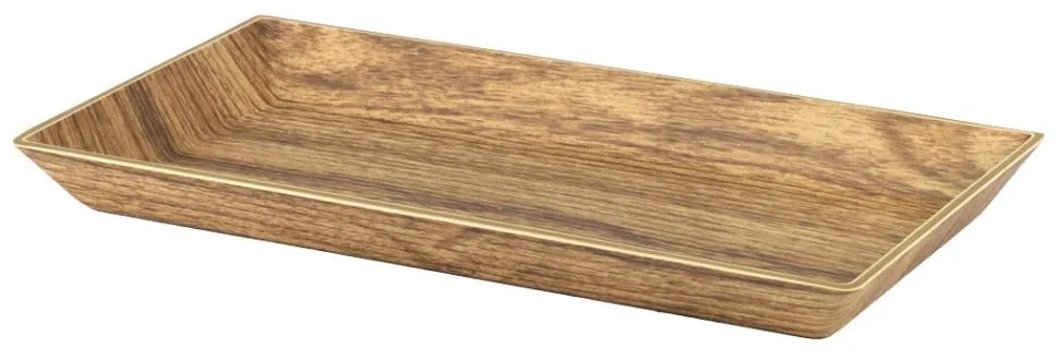 Еvelin - Правоъгълно плато, 14x27xh2,5см, полистирен, WILLOW BUFFET-( 10319-CW)