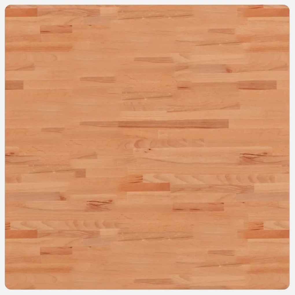 355983 vidaXL Плот за маса 90x90x4 см квадратен масивен бук