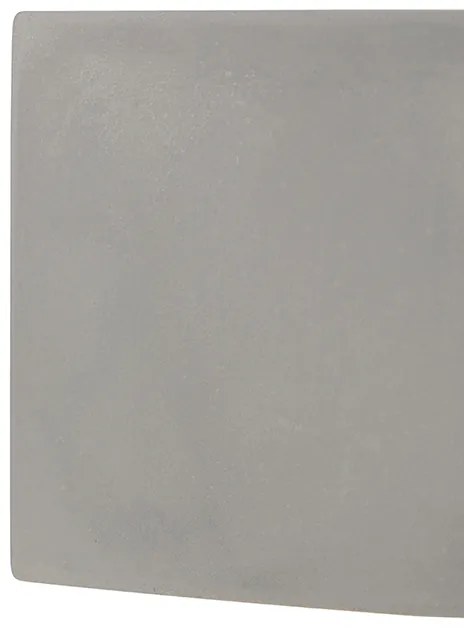 Ръстичен квадратен стенен аплик бетон - Alban