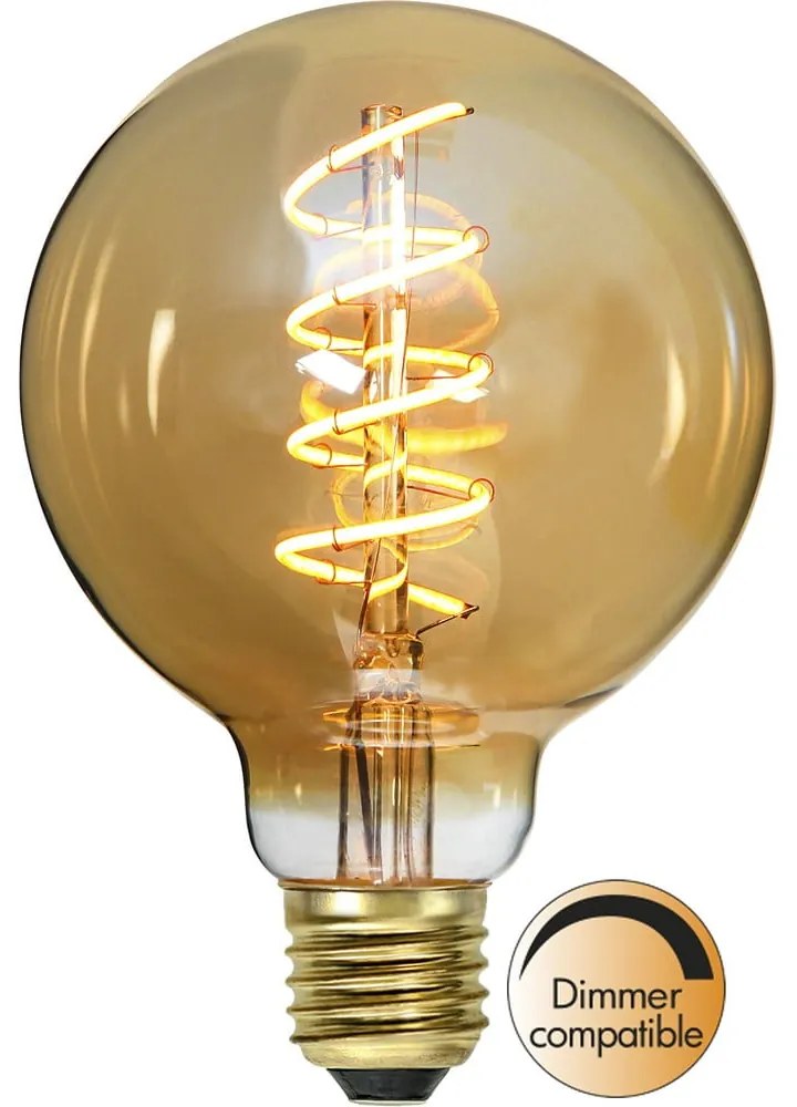 Топла бяла затъмняваща се крушка с нажежаема жичка E27, 3 W Spiral Filament – Star Trading