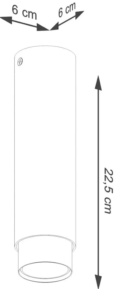 Осветително тяло за таван в черен и златист цвят Crown – Sollux