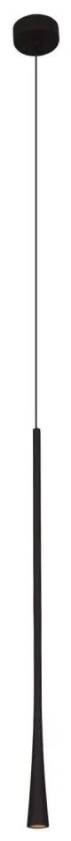 MAXLIGHT P0373 - LED Пендел КАФЕ LED/7W/230V Ø 3 см черен