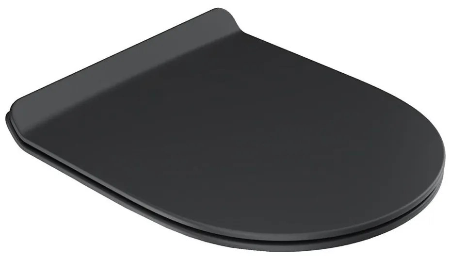 Ravak X01862 - Тоалетна седалка VITA SLIM с функция SoftClose, черна