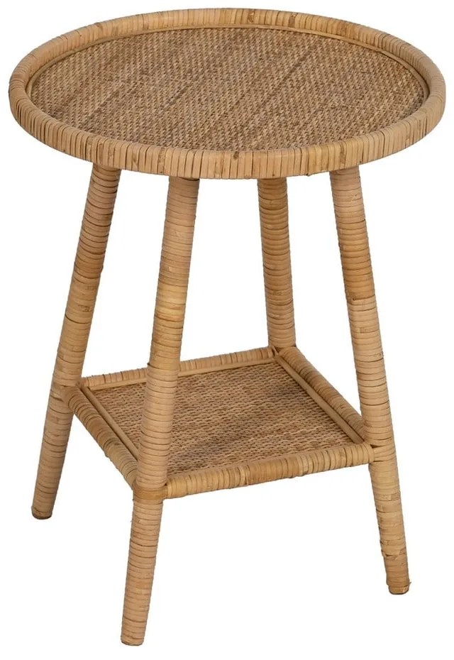 Ратанова кръгла странична масичка ø 45 cm – Ixia