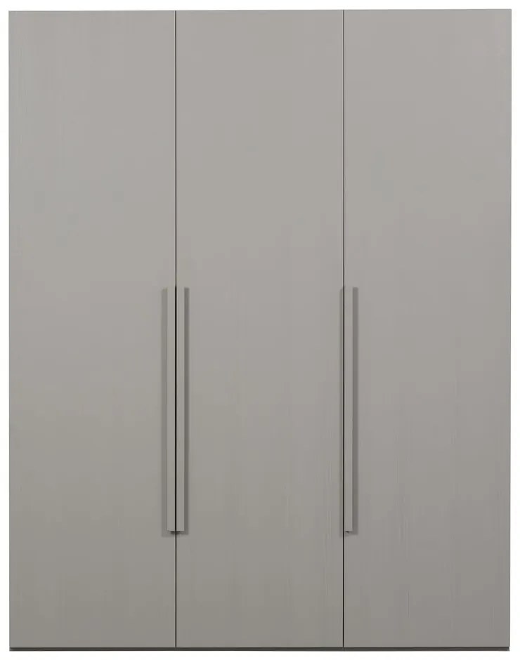 Сив модулен шкаф 165x210 cm Rens – WOOOD