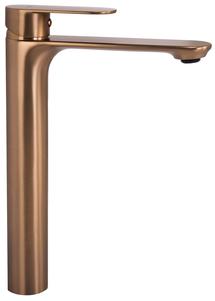 Смесител за мивка Rea Drop Brush Copper High
