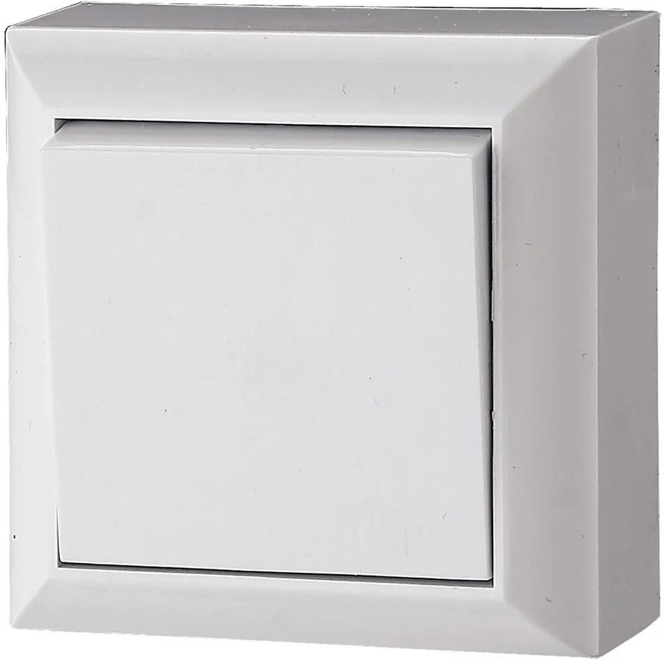 GAO Девиаторен ключ открит монтаж бял IP20  - 0316H