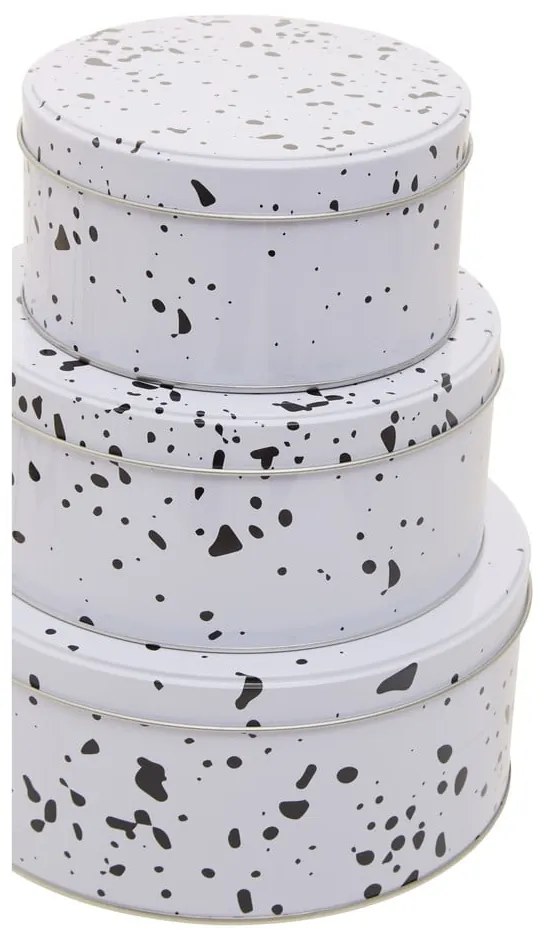 Метални кутии в комплект 3 бр. за торти Speckled – Premier Housewares