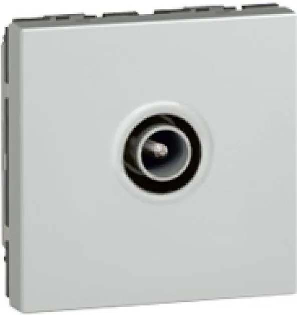 Legrand Розетка TV тип коаксиал 1dB 2 мод. цвят алуминий Mosaic  - 079292