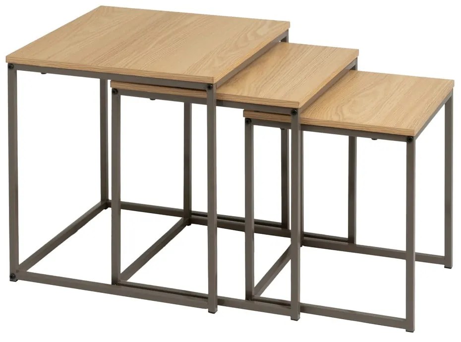 Сгъваеми маси в комплект от 3 броя 40x40 cm - Casa Selección