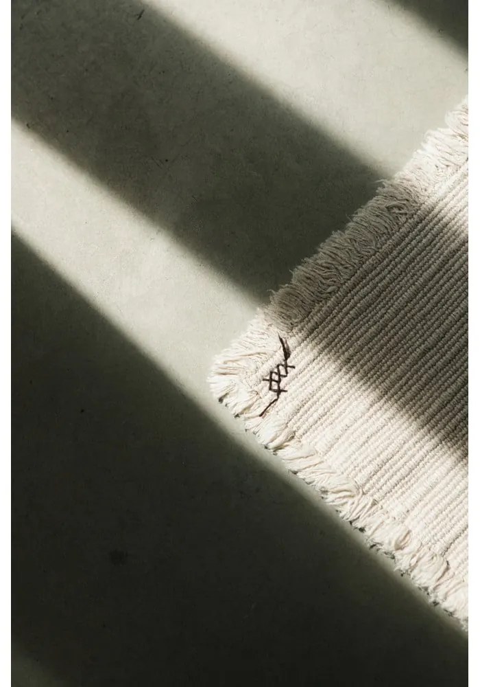 Кремав ръчно изработен памучен килим 200x300 cm Handloom – Lorena Canals