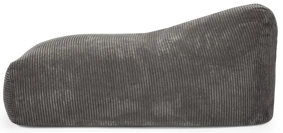 Кремав пуф от рипсено кадифе Snug 130 – SLOWDOWN