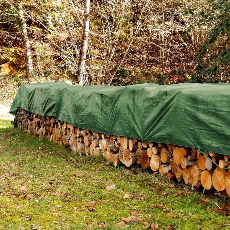 Зелено-сребриста мразоустойчива мушама 6m x 8m