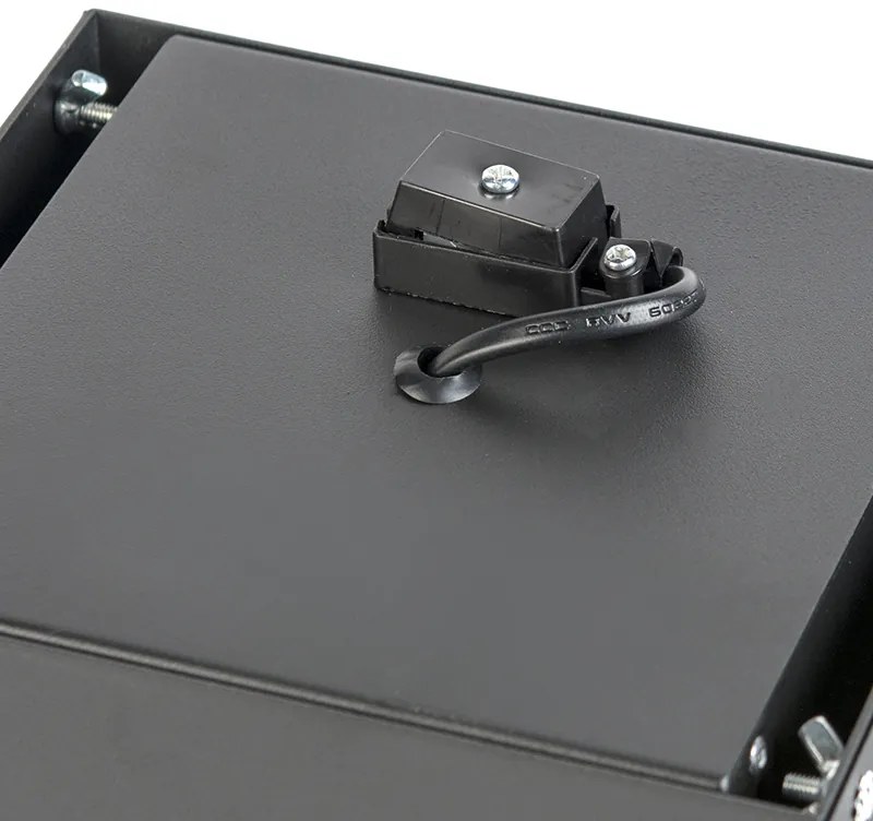 Вграден прожектор черен AR111 Наклоняем и въртяем Без рамка - Oneon